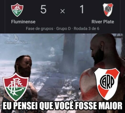 Libertadores: os melhores memes da vitória do Fluminense por 5 a 1 sobre o River Plate, com direito a três gols de Germán Cano.