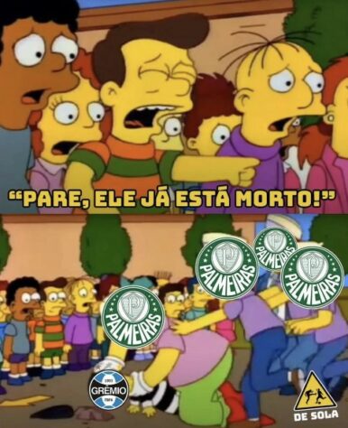 Os melhores memes da goleada do Palmeiras sobre o Grêmio pela 5ª rodada do Brasileirão