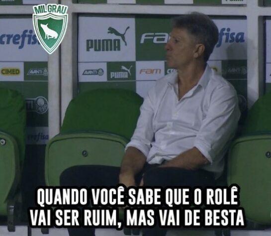 Os melhores memes da goleada do Palmeiras sobre o Grêmio pela 5ª rodada do Brasileirão