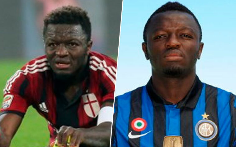 Sulley Muntari (meio-campista / ganês / 38 anos): Inter de Milão – 2008 a 2011 e 2011 a 2012 / Milan – 2012 a 2015.