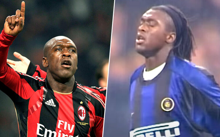 Clarence Seedorf (meio-campista / holandês / 47 anos): Inter de Milão – 2000 a 2002 / Milan – 2002 a 2012.