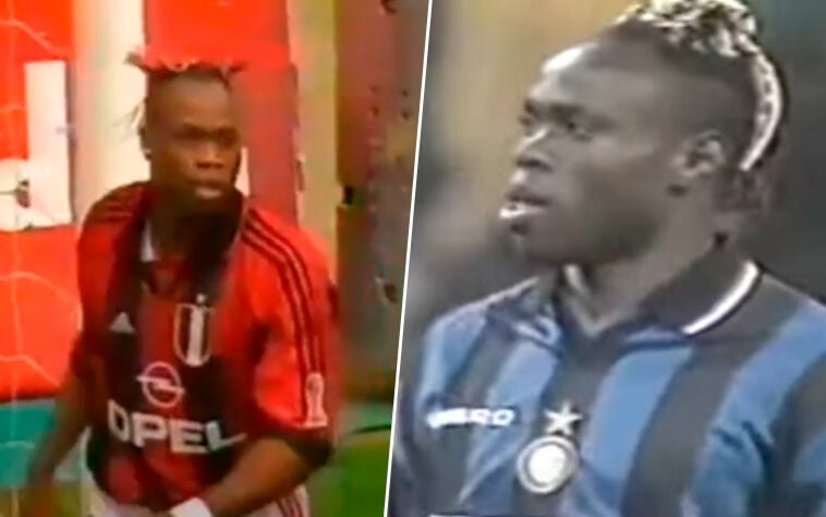 Taribo West (zagueiro / nigeriano / 49 anos): Inter de Milão – 1997 a 2000 / Milan – 2000.