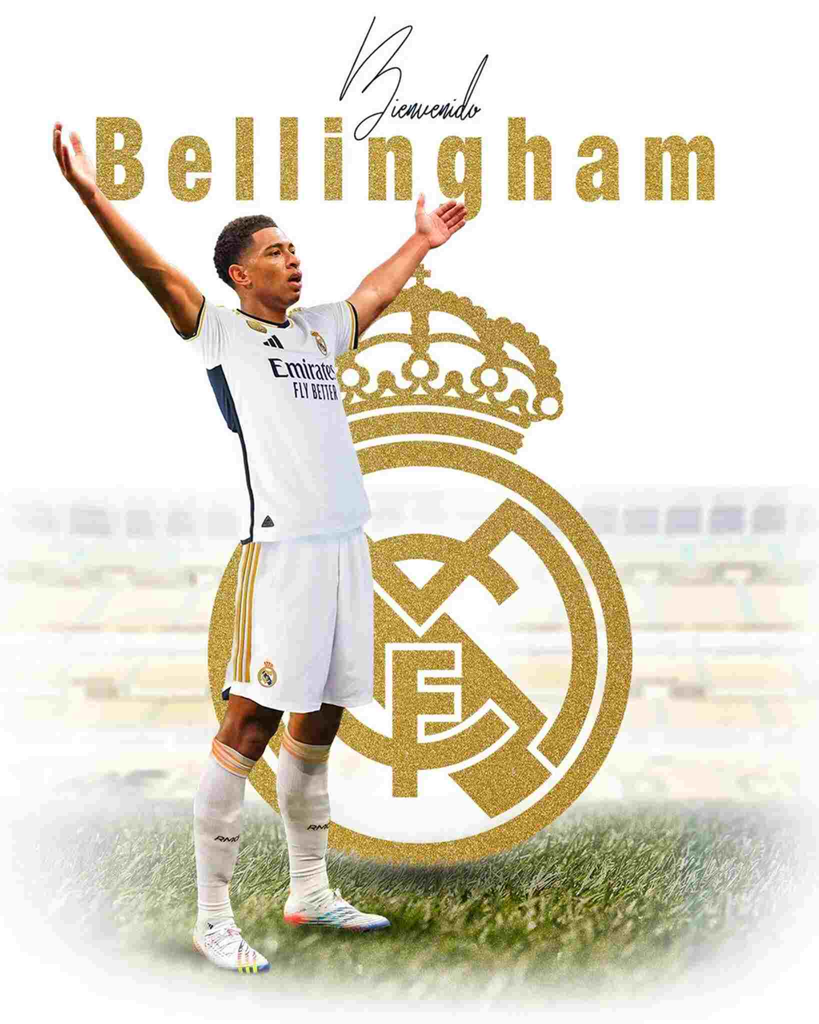 Jude Bellingham (volante / 20 anos / Inglaterra): Real Madrid - 103 milhões de euros (aproximadamente R$ 540 milhões)