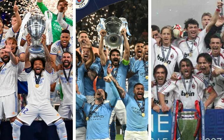 Quais são os maiores campeões da Champions League? Veja clubes com mais  títulos - Lance!