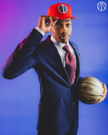 7ª escolha: Bilal Coulibaly (FRA) - escolhido pelo Indiana Pacers e trocado para o Washington Wizards