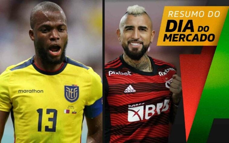 Internacional anuncia atacante de Copa do Mundo, Vidal anuncia que deixará o Flamengo... tudo isso e muito mais você confere no resumo do Dia do Mercado desta segunda-feira (12)! 