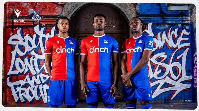 Crystal Palace: camisa 1 - lançada oficialmente