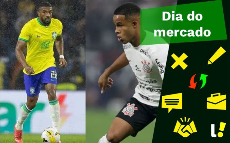 Tottenham interessado em zagueiro da Seleção Brasileira, clube russo quer joia do Corinthians... tudo isso e muito mais você confere a seguir, no resumo do Dia do Mercado deste sábado (24)!