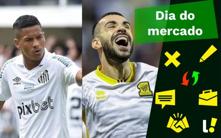 Joia do Santos de malas prontas para o Chelsea, Bruno Henrique recebe proposta para voltar ao Brasil... tudo isso e muito mais você confere no resumo do Dia do Mercado desta quarta-feira (28)! 