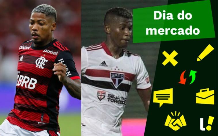 Marinho é anunciado por clube da Série A, São Paulo empresta Orejuela, Maicon deixa Santos… Tudo isso e muito mais no Dia do Mercado desta terça-feira (20)!
