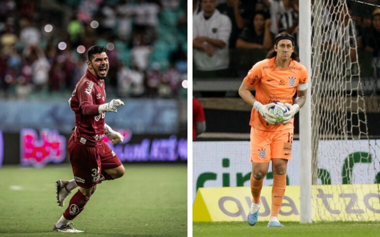 Goleiro: João Paulo (Santos) x Cássio (Corinthians)