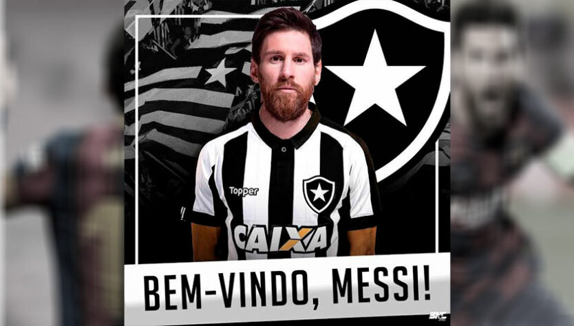 Lionel Messi no Botafogo: torcedores fazem montagens e sonham com contratação do craque argentino, de saída do PSG.