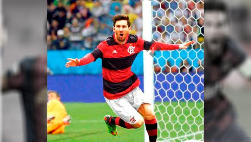 Lionel Messi no Flamengo: torcedores fazem montagens e sonham com contratação do craque argentino, de saída do PSG.