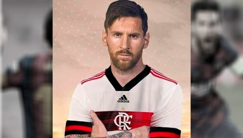 Lionel Messi no Flamengo: torcedores fazem montagens e sonham com contratação do craque argentino, de saída do PSG.