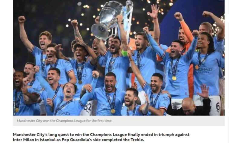 Relembre as últimas finais de City e Inter na Champions League - Gazeta  Esportiva - Muito além dos 90 minutos