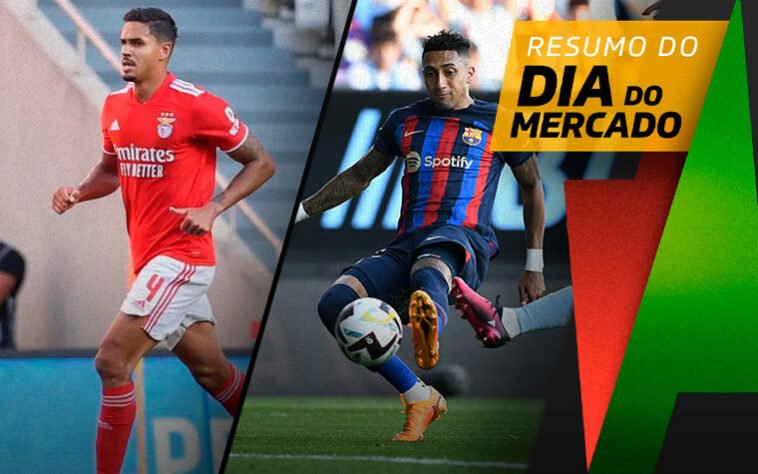 Flamengo de olho em zagueiro do Benfica, atacante da Seleção interessa ao Bayern de Munique... confira tudo isso e muito mais no resumo do Dia do Mercado desta segunda-feira (5)! 