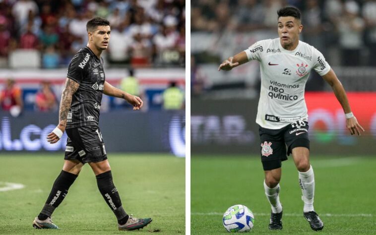 Volante: Rodrigo Fernández (Santos) x Roni (Corinthians)