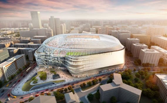 Projeto realizado pelo Real Madrid para apresentar o resultado das obras no Santiago Bernabéu.
