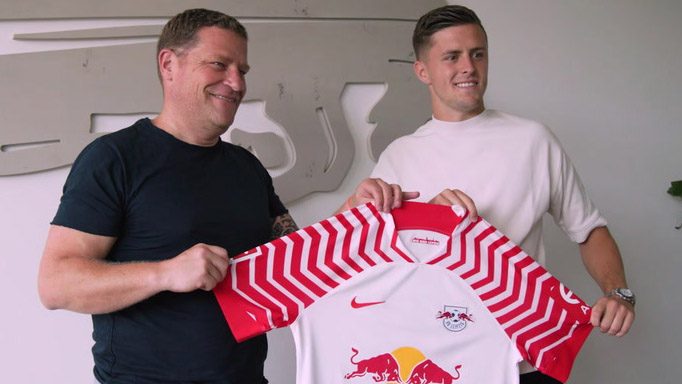 Compras do RB Leipzig: Christoph Baumgartner (meia-atacante - austríaco - 23 anos): comprado junto do Hoffenheim-ALE por 24 milhões de euros [foto] / Benjamin Sesko (centroavante - eslovaco - 20 anos): comprado junto do RB Salzburg-AUT por 24 milhões de euros / Nicolas Seiwald (meia - austríaco - 22 anos): comprado junto do RB Salzburg-AUT por 20 milhões de euros