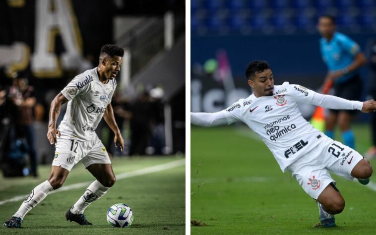 Lateral-esquerdo: Gabriel Inocêncio (Santos) x Matheus Bidu (Corinthians)