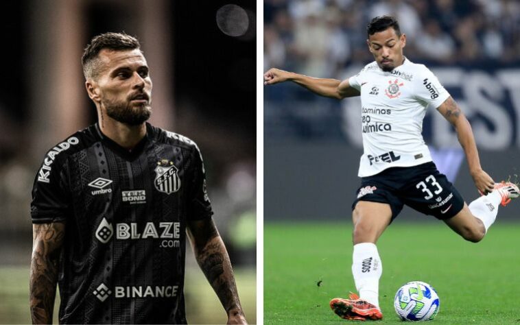 Meia: Lucas Limas (Santos) x Ruan (Corinthians)