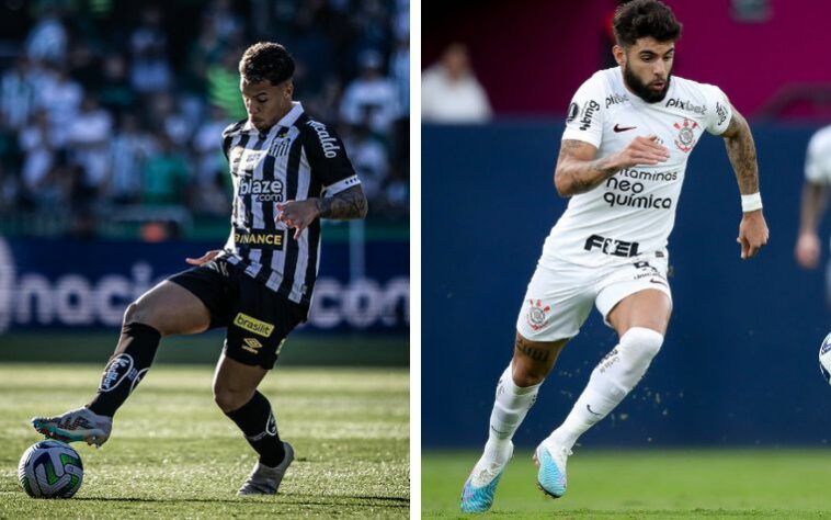 Atacante: Marcos Leonardo (Santos) x Yuri Alberto (Corinthians)