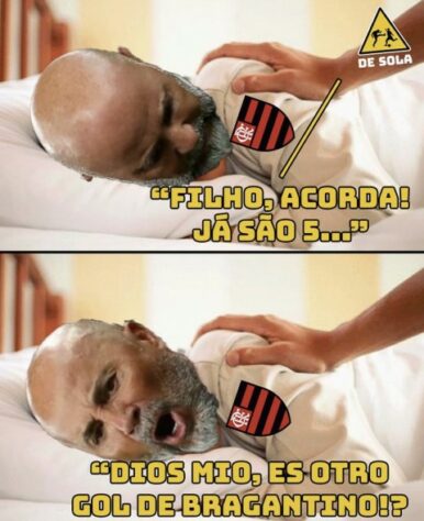 Os melhores memes da vitória do RB Bragantino por 4 a 0 sobre o Flamengo pela 11ª rodada do Brasileirão