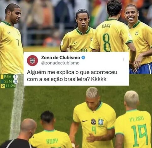 Derrota da Seleção Brasileira para Senegal rende memes nas redes sociais
