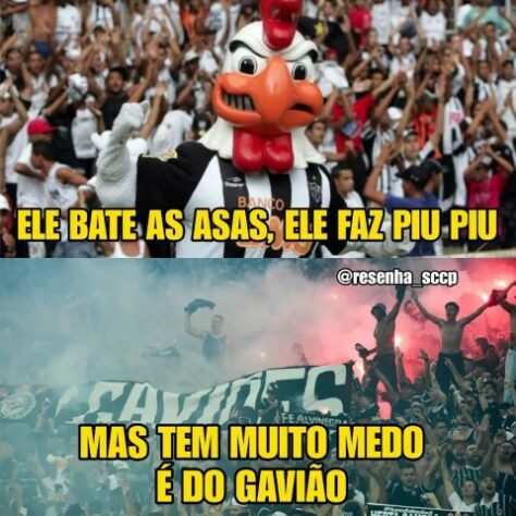 Torcedores fazem memes após vitória do Corinthians sobre o Atlético-MG e classificação às quartas de final da Copa do Brasil.