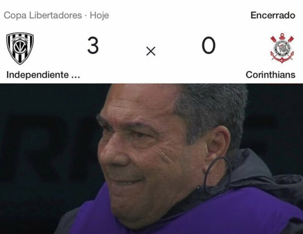 Vai um suquinho aí? Corinthians é alvo de memes após derrota para o Independiente del Valle e eliminação precoce na Libertadores.