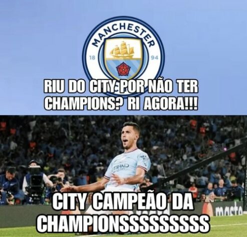 Os melhores memes do título inédito do Manchester City na Champions League