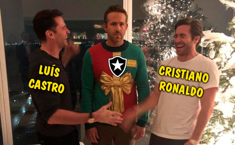 Rivais fazem memes com saída de Luís Castro do Botafogo rumo ao Al-Nassr, da Arábia Saudita, time de Cristiano Ronaldo.