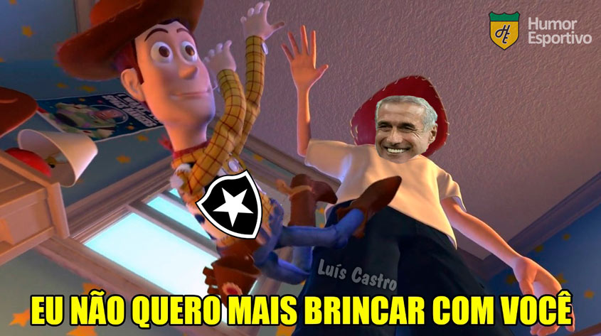 Rivais fazem memes com saída de Luís Castro do Botafogo rumo ao Al-Nassr, da Arábia Saudita, time de Cristiano Ronaldo.