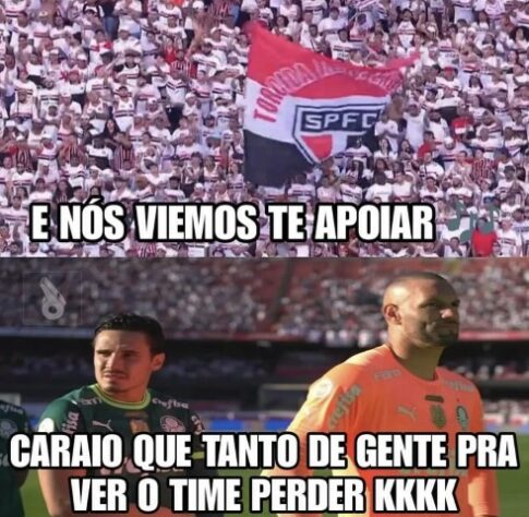 Os melhores memes da vitória do Palmeiras sobre o São Paulo pela 10ª rodada do Brasileirão.