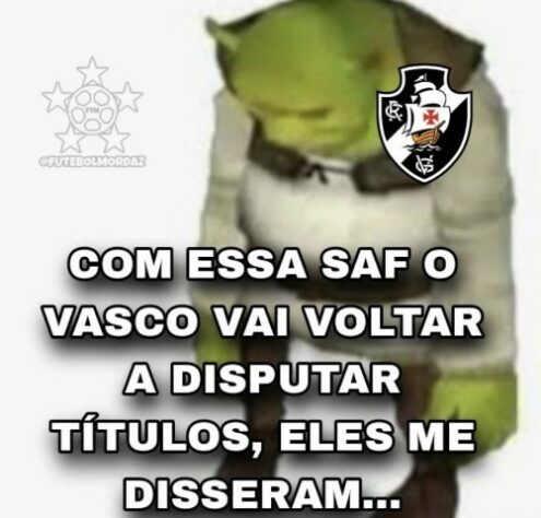 Em último no Brasileirão e ameaçado de um novo rebaixamento, Vasco é alvo de memes nas redes sociais.