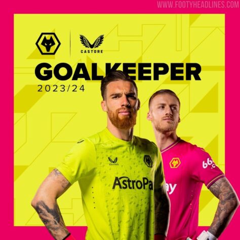 Wolverhampton: camisa de goleiro - lançado oficialmente