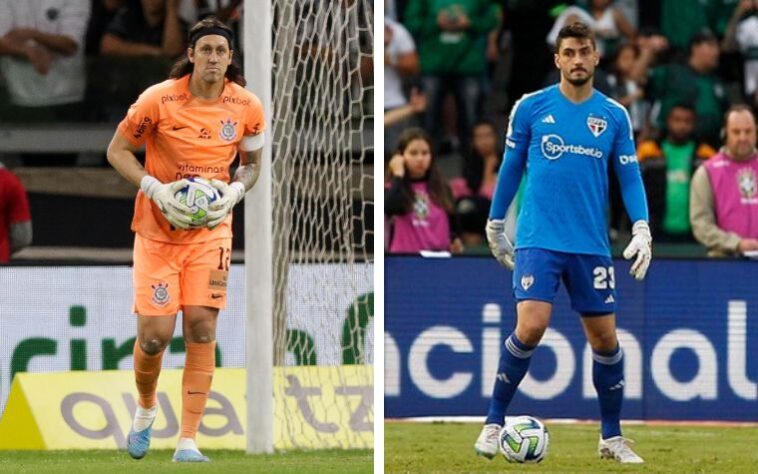 Cássio (Corinthians) x Rafael (São Paulo).