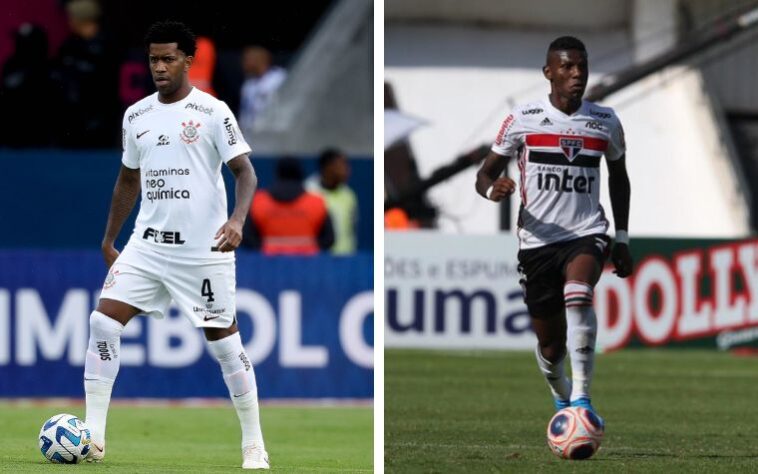 Gil (Corinthians) x Arboleda (São Paulo).