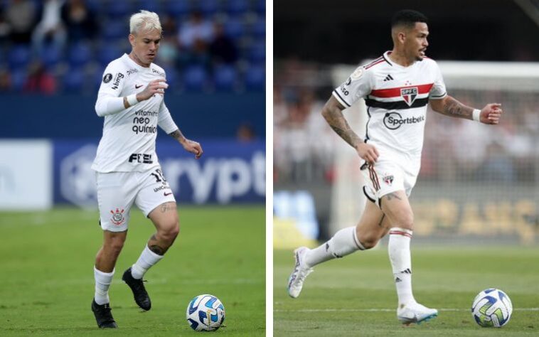 Róger Guedes (Corinthians) x Luciano (São Paulo).