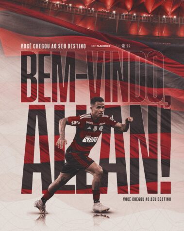 FECHADO - O Flamengo anunciou a contratação do volante Allan, que estava no Atlético-MG. O final feliz para o Rubro-Negro se deu depois de uma longa novela, muito pela troca de comando no clube mineiro, que acabou pausando a negociação por uns dias. A contratação do meio-campista custou cerca de 8,2 milhões de euros (R$ 42,8 milhões na cotação atual e o vínculo do atleta com o clube vai até 2027. )