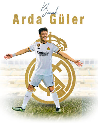 FECHADO - O Real Madrid anunciou a contratação do meia Arda Güler, conhecido como 'Messi turco'. O jovem de 18 anos estava no Fenerbahçe e também negociava com o Barcelona. A proposta do Real Madrid, segundo o jornalista Fabrizio Romano, ficará em torno de 20 e 30 milhões de euros. 