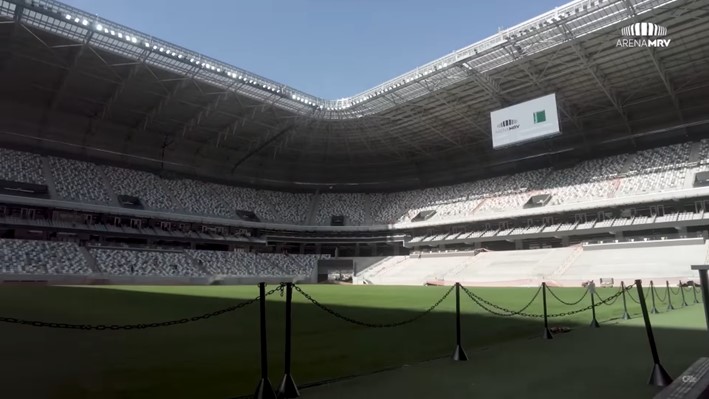 O conceito que norteou a construção do estádio é o de 'Arena mais moderna da América Latina'. O estádio contará com dois telões de LED com 144m² cada, por exemplo, além de 50 mil luzes coloridas de led na fachada para a iluminação externa da arena. 