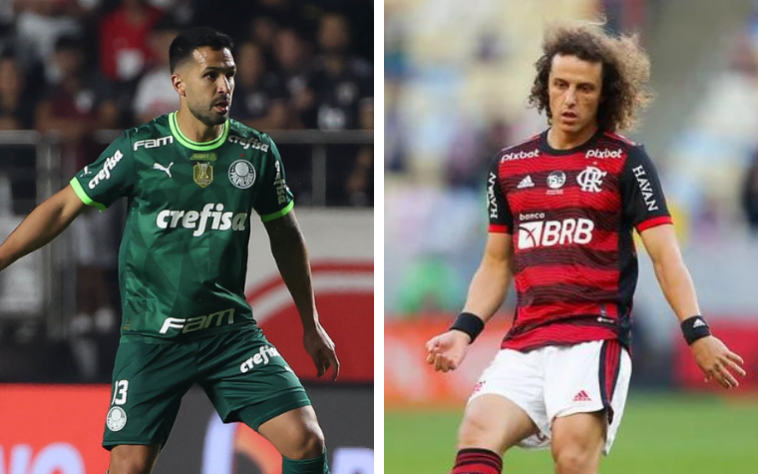 Luan (Palmeiras) x David Luiz (Flamengo)