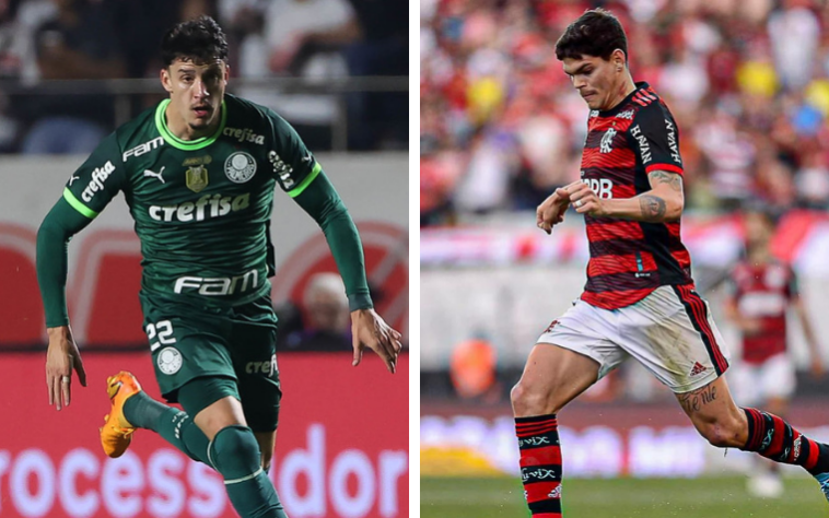 Piquerez (Palmeiras) x Ayrton Lucas (Flamengo)