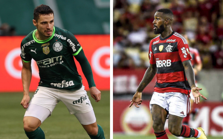 Raphael Veiga (Palmeiras) x Gerson (Flamengo)