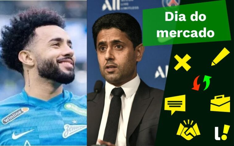 Flamengo avança por Claudinho, PSG planeja 1 bilhão em reforços... tudo isso e muito mais você confere no resumo do Dia do Mercado deste sábado (1º)! 