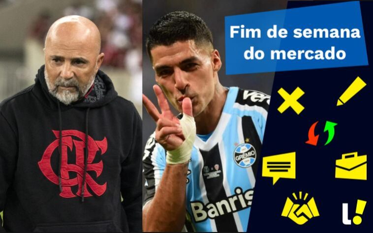 Flamengo anuncia reforço no meio-campo, time da MLS deseja Suárez... tudo isso e muito mais você confere no resumo do Fim de Semana do Mercado!
