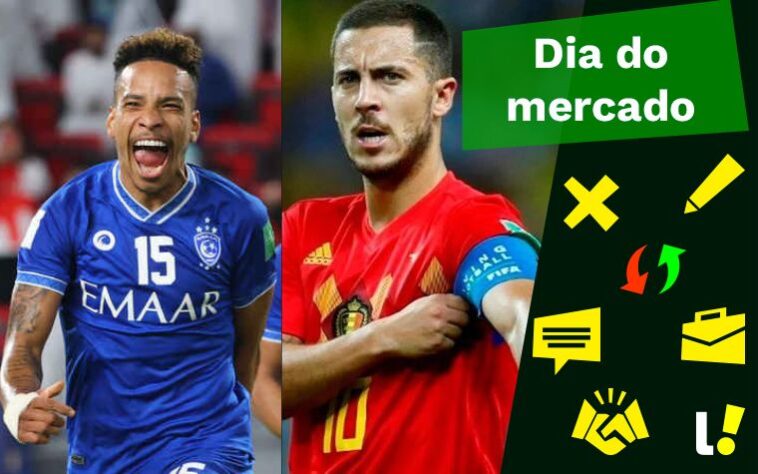 Matheus Pereira recebe proposta de gigante brasileiro, time de John Textor quer Hazard... tudo isso e muito mais você acompanha no resumo do Dia do Mercado desta quarta-feira (5)! 