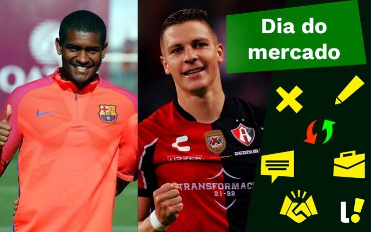 Fluminense contrata zagueiro ex-Barcelona, Santos se aproxima de mais dois reforços... veja isso e muito mais no resumo do Dia do Mercado desta quarta-feira (12)! 