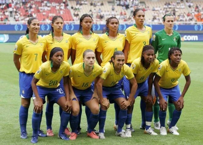 Brasil 4 x 0 China - Fase de grupos da Copa do Mundo de 2007, disputada na China. Gols: Marta (2) e Cristiane (2).